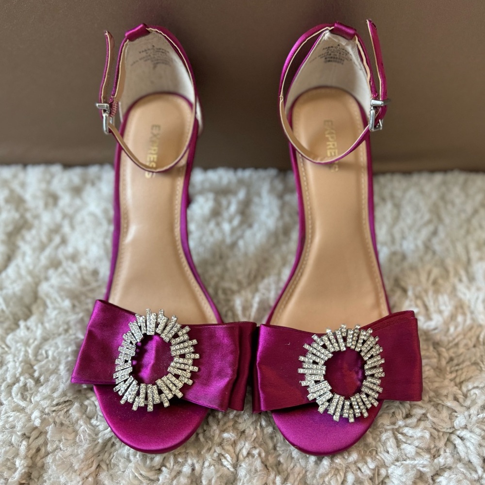 Express Satin Bow Sandal